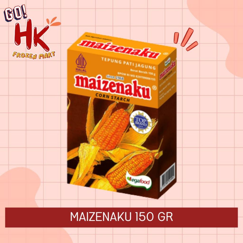 

Maizenaku 150gr | corn starch tepung jagung maizenaku HK Frozen Mart