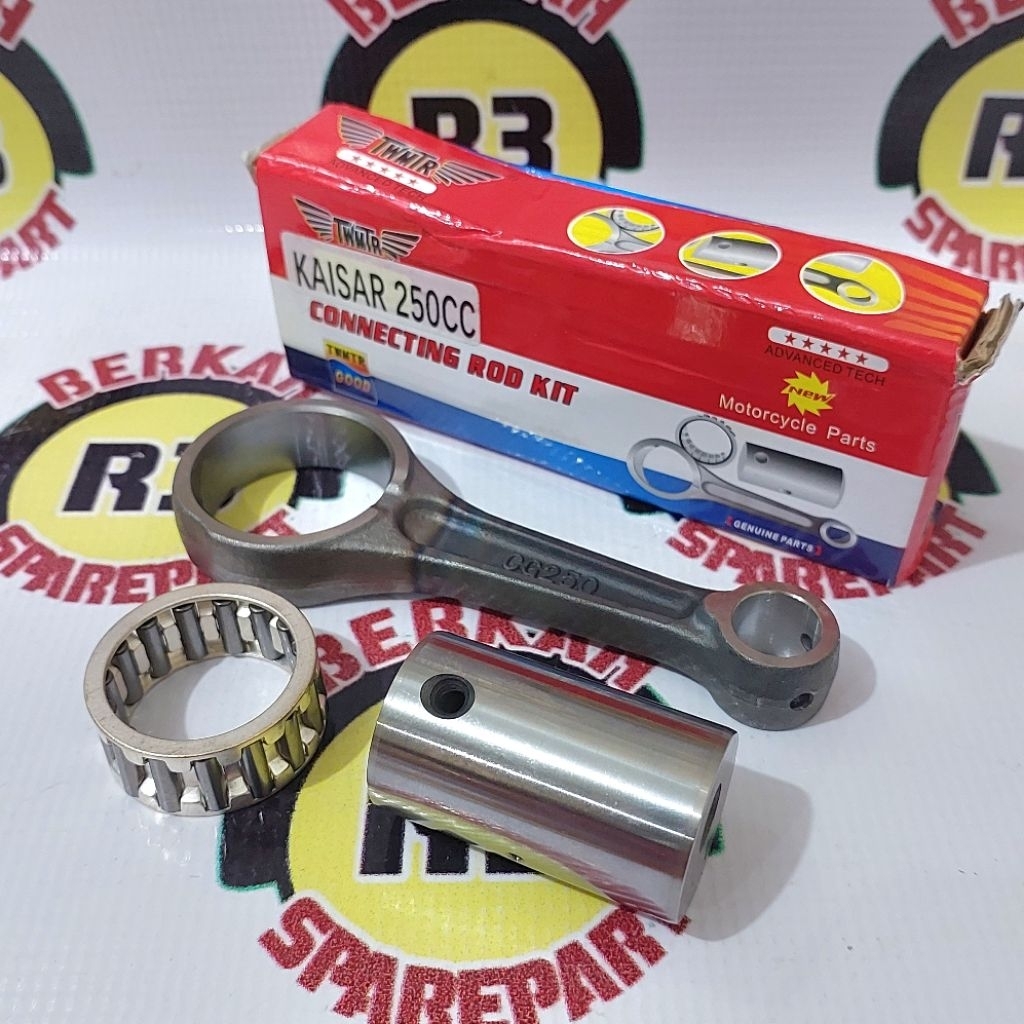 Stang seher Kaisar 250cc (pin 54mm) stang piston motor roda tiga -Sedia sparepart motor roda3 Viar K