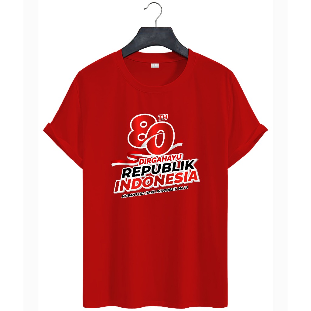 KAOS DISTRO UNISEX PRIA DAN WANITA / KAOS 17 AGUSTUS / KAOS DIRGAHAYU 17 AGUSTUS / KAOS JUMBO /