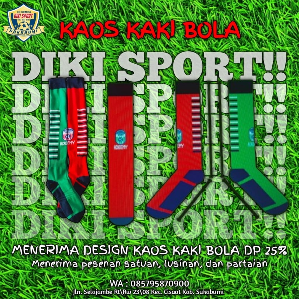 kaos kaki school/bola request gambar dan dsign