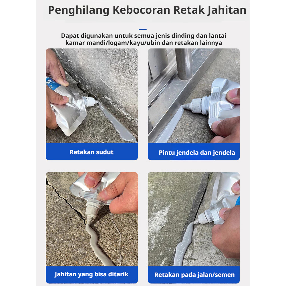 Autoparts Engine Lem Beton Anti Retak Cepat Kering - Perekat Beton Dinding Tembok Retak - Lem Anti