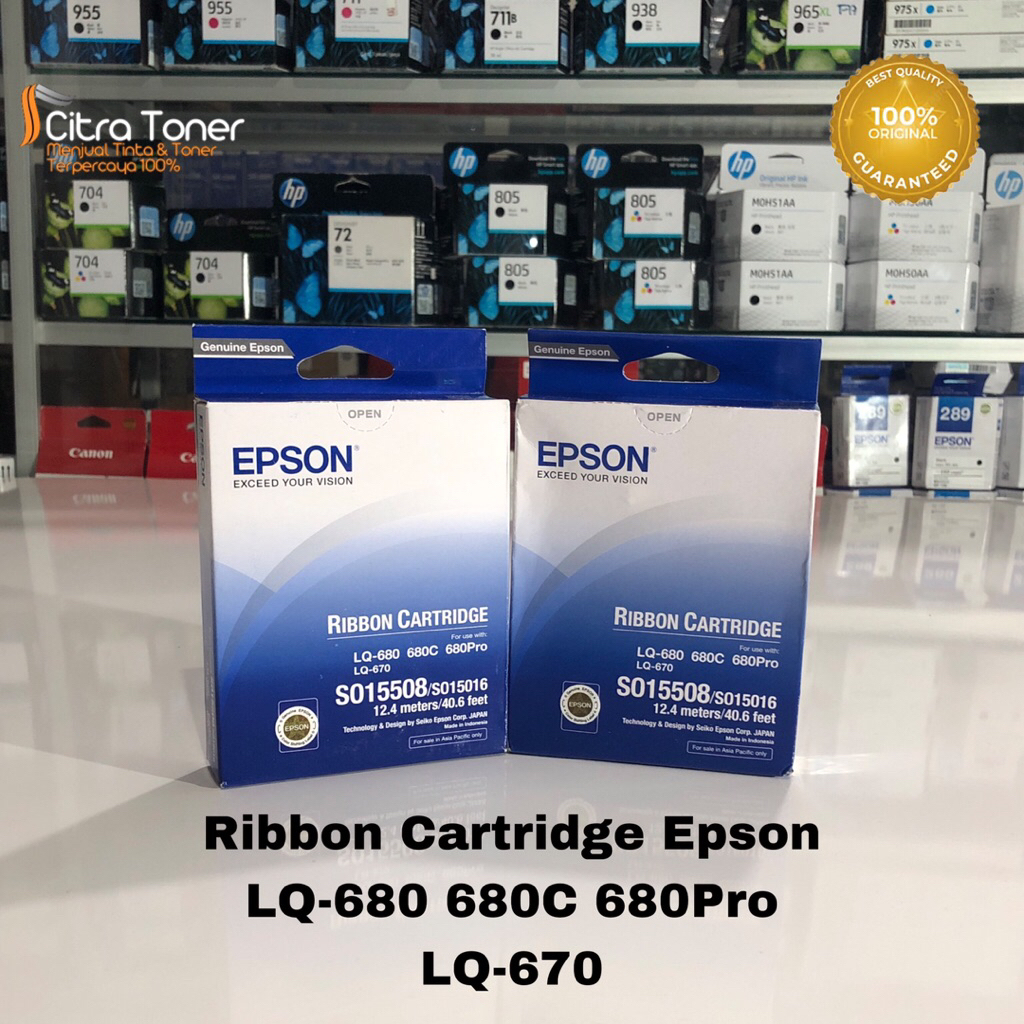 Epson pita ribbon cartridge LQ-680,LQ670,680C,680pro Original