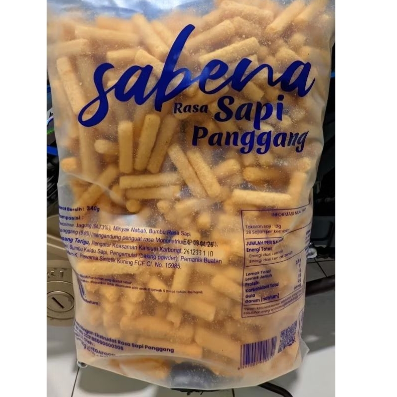 

sabena ciki/cemilan rasa sapi panggang dan rasa balado340g