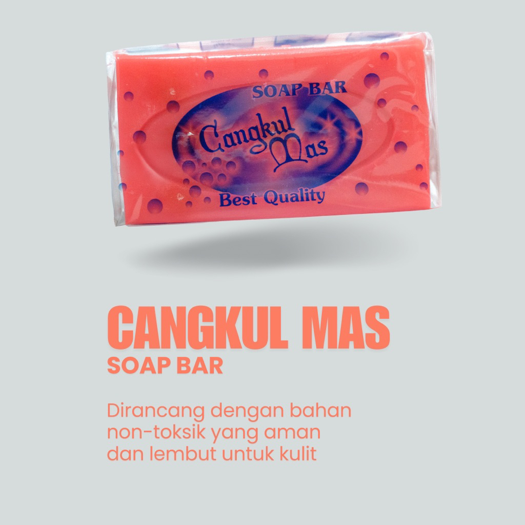 SABUN BATANG CANGKUL MAS/ SABUN CUCI PIRING/SABUN CUCI BAJU/CUCI PAKAIAN/ SABUN BATANG SERBAGUNA