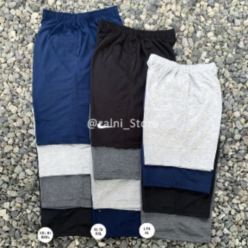 CELANA PENDEK KOLOR PRIA/WANITA CELANA PENDEK BAHANBABYTERRY 3UKURAN XL,XXL,L