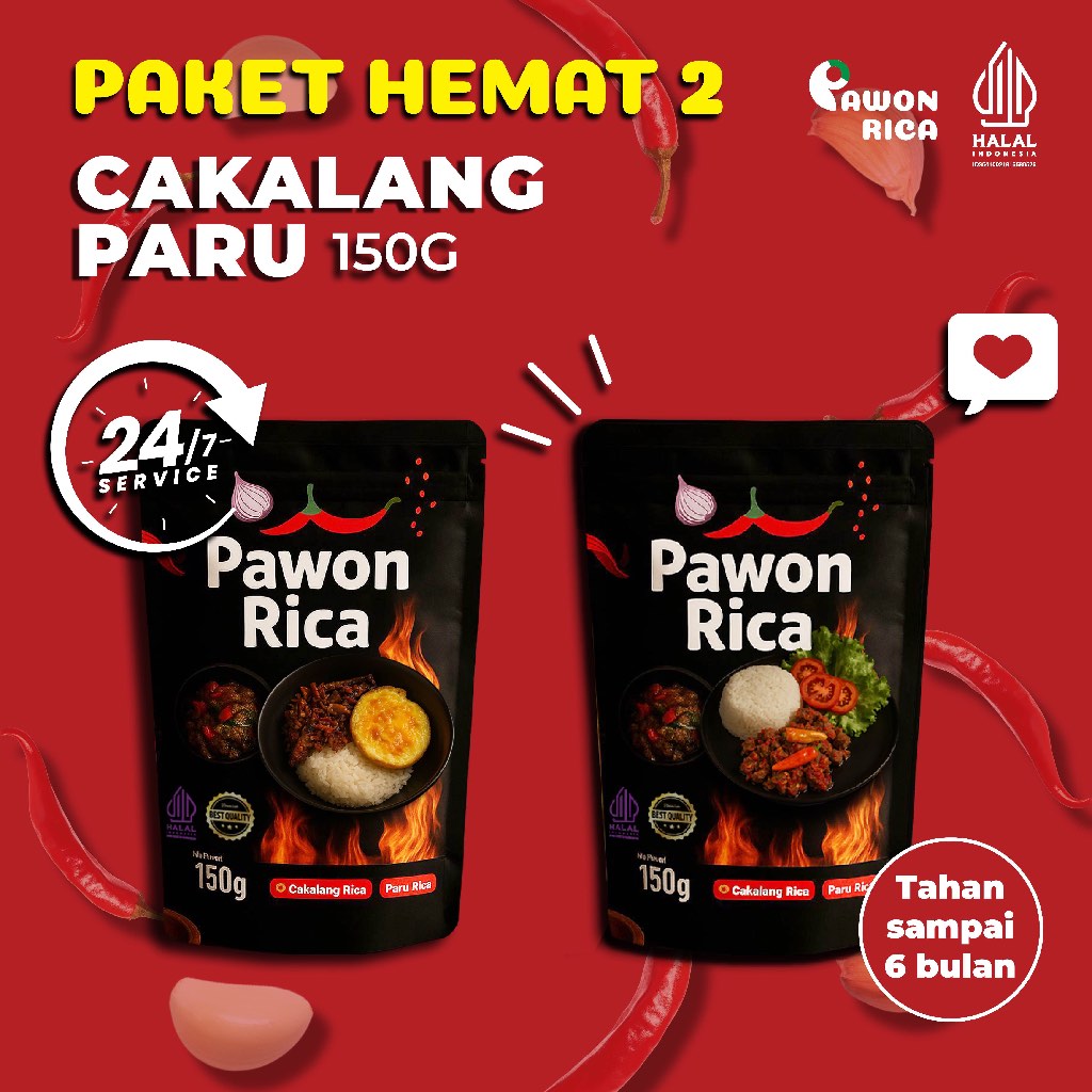 

Paket Hemat Combo - 2 Pack Cakalang Paru & 2 Pack Paru