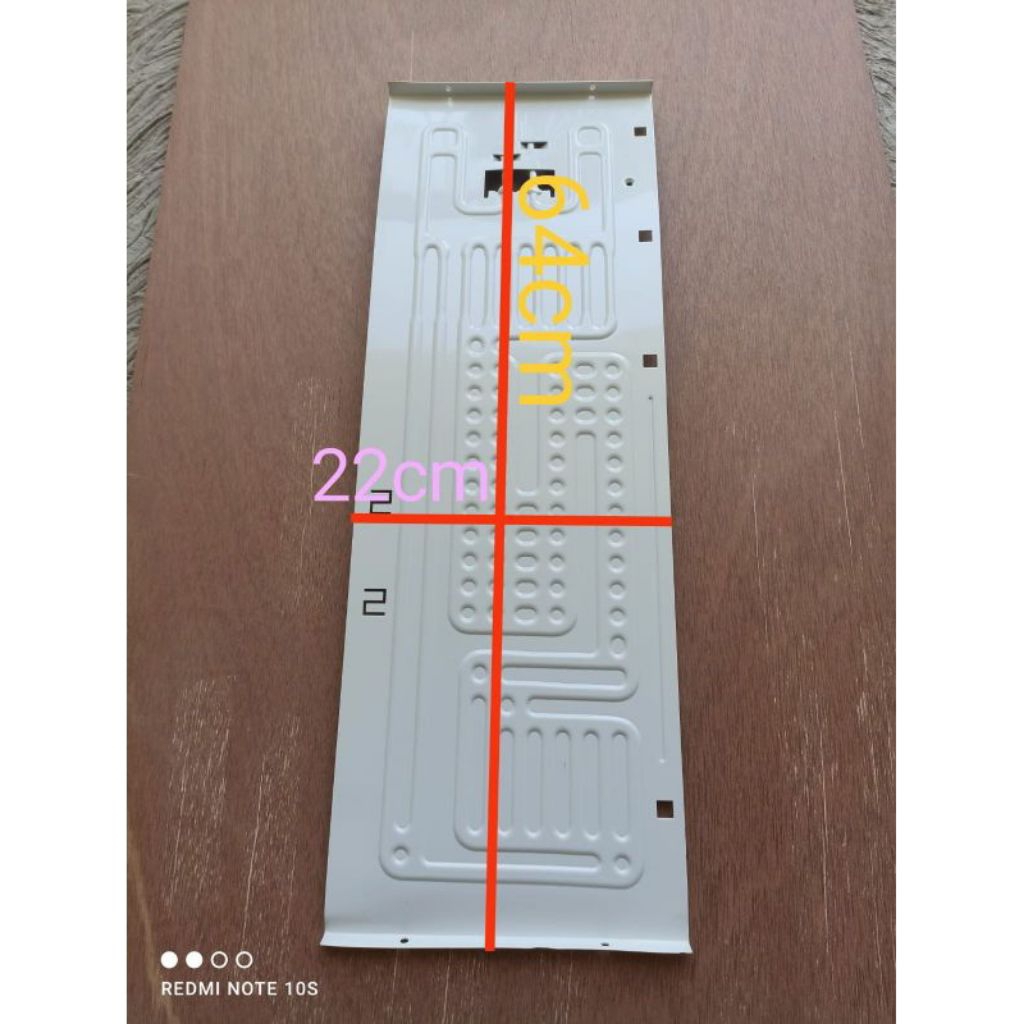 evaporator kulkas maspion 1pintu 64x22cm original