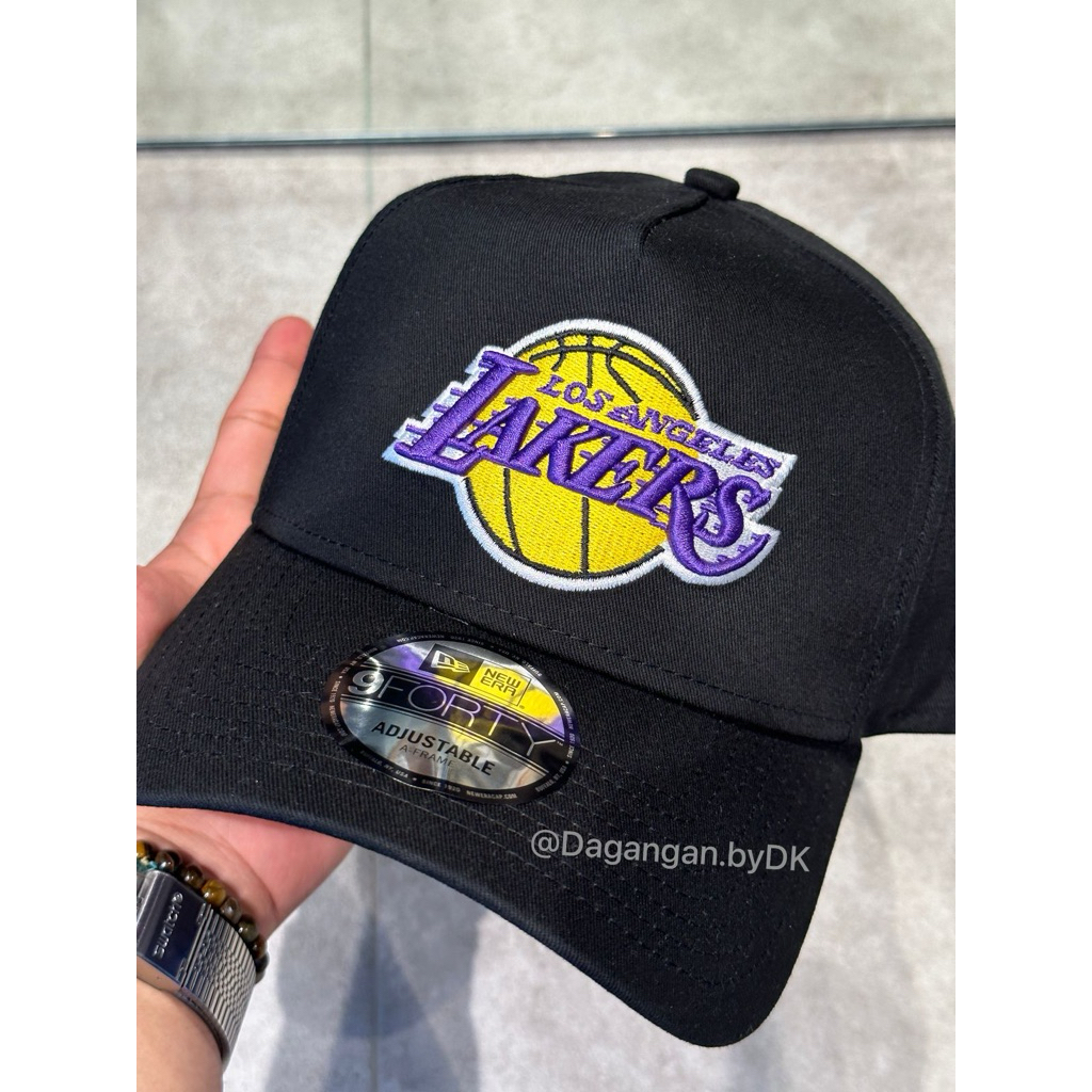 Topi New*Era Lakers NBA Original Resmi 100% Hitam (Limited)