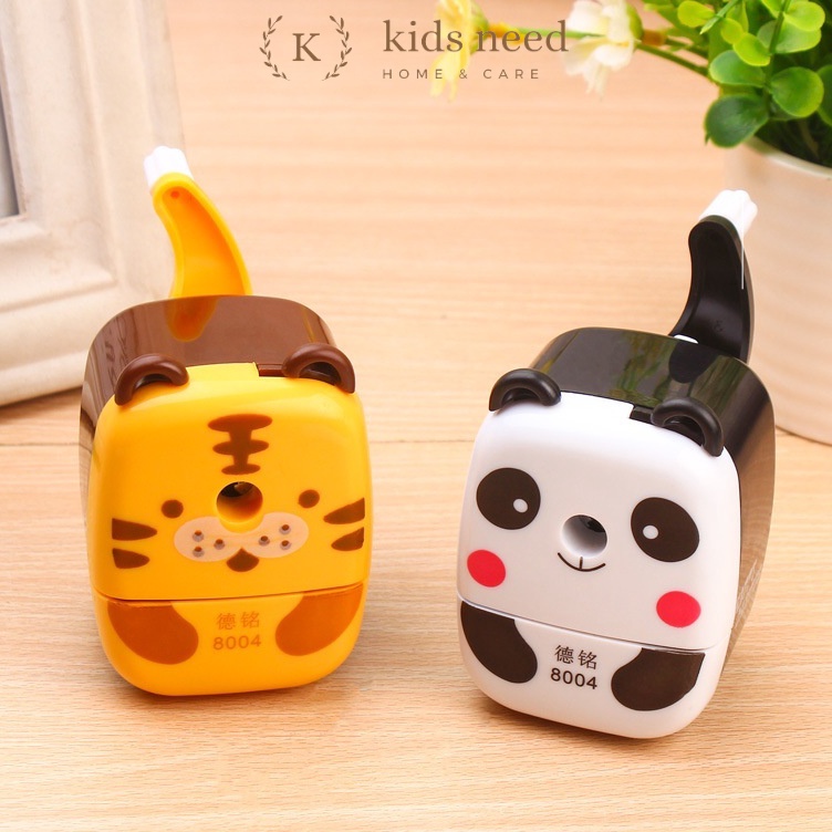 

BISA COD Rautan putar mini harimau pandaserutan meja karakter animal lucu