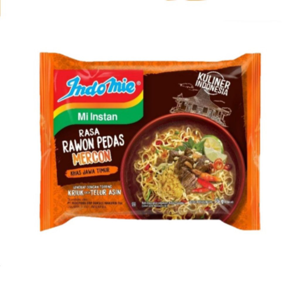 

Indomie Rawon Pedas Mercon 75 Gram