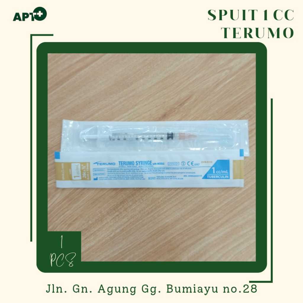SPUIT TERUMO 1CC / SYRINGE TERUMO 1 CC / SUNTIKAN 1 CC