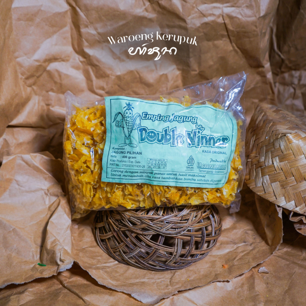 

Emping Jagung Mekar 400gr (Mentah) - snack ringan jagung
