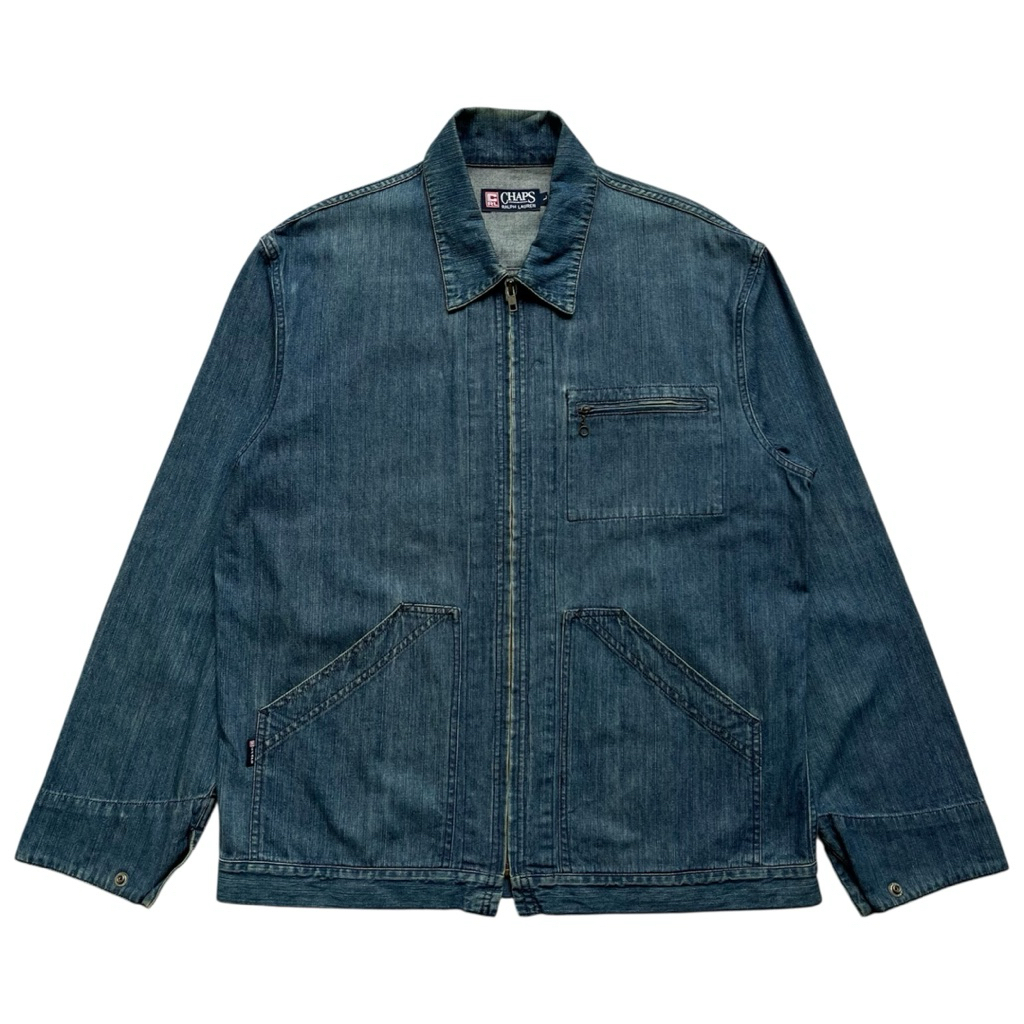 Chaps by Ralph Lauren Denim Work Jacket Vintage 90's