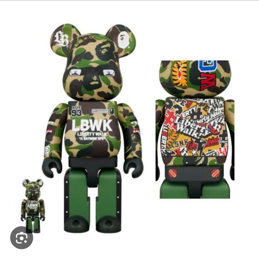 BAPE X LBWK BEARBRICK 400%