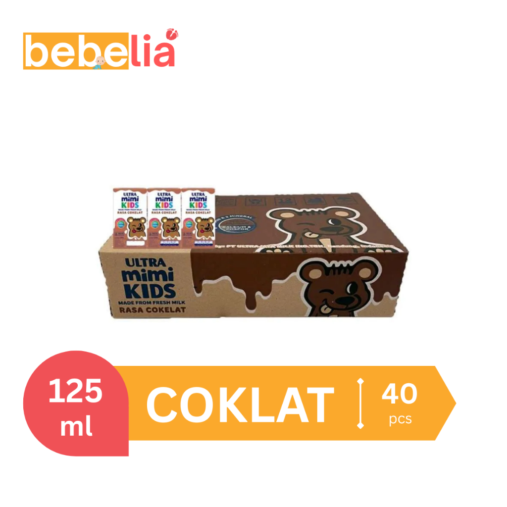 

Ultra Mimi Susu UHT Coklat 125 ml 1 dus isi 40 pcs