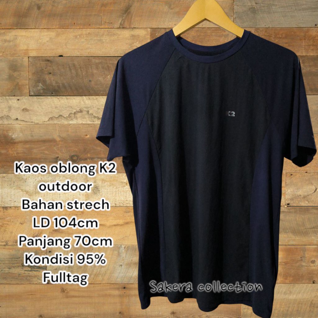 Kaos oblong K2Outdoor M / ld 104cm