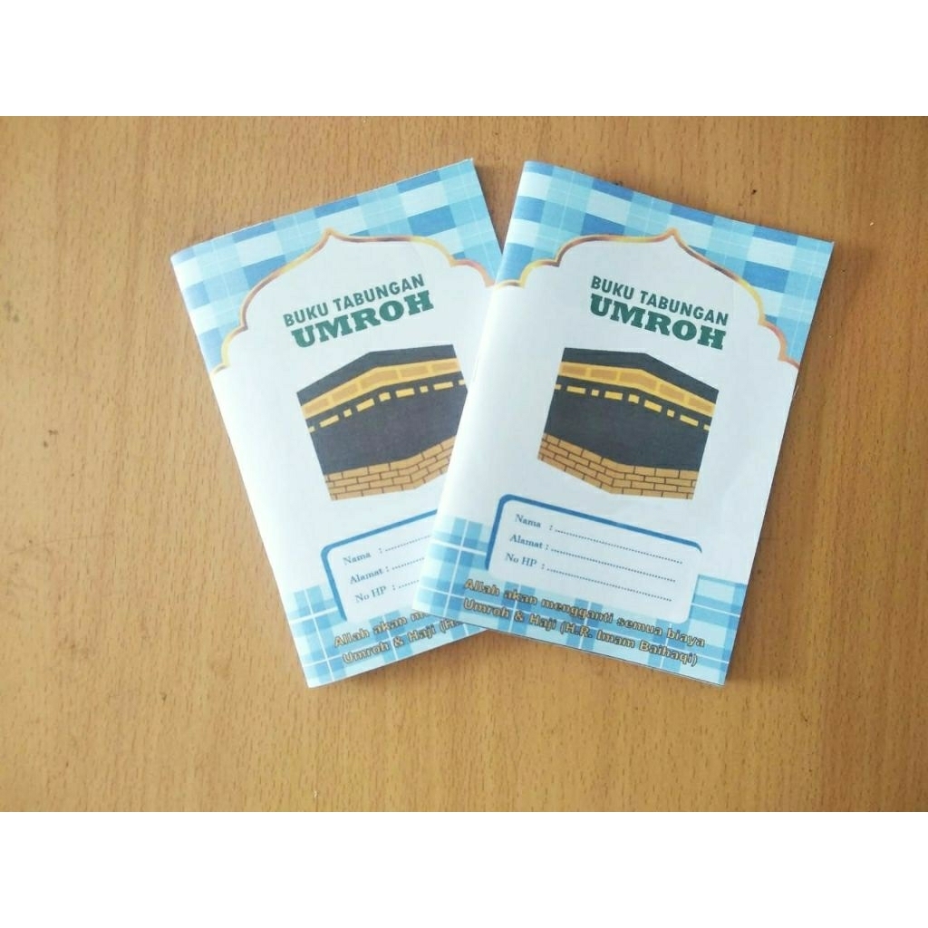 

Buku Tabungan Umroh 60 halaman Design Custom