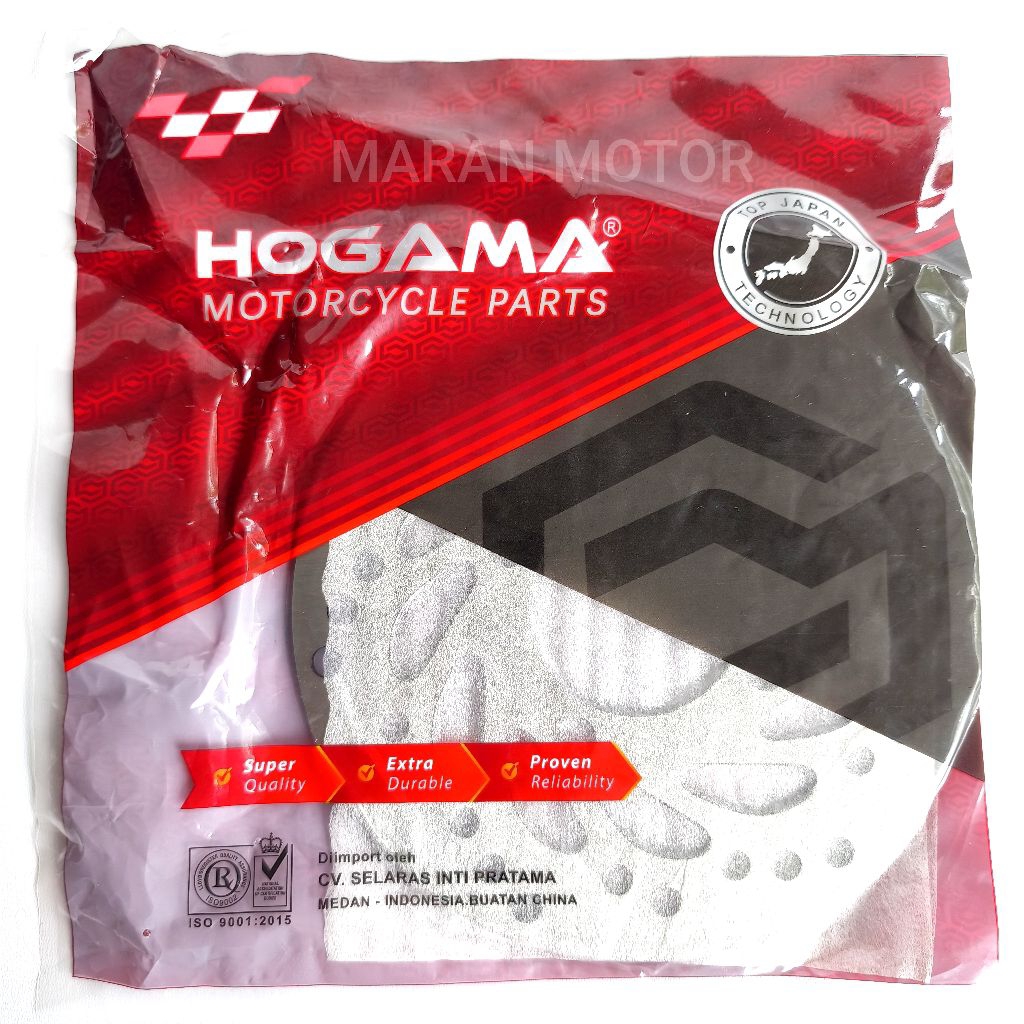 PIRINGAN CAKRAM DISC BRAKE BEAT SCOOPY KARBU MERK HOGAMA