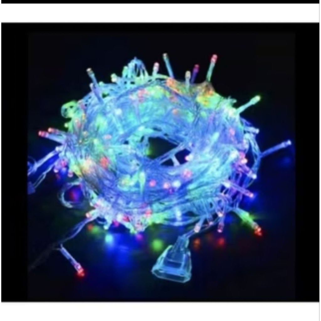 Lampu Tumblr 10m 100led RGB / Lampu Natal LED Rainbow / Tumblr Light