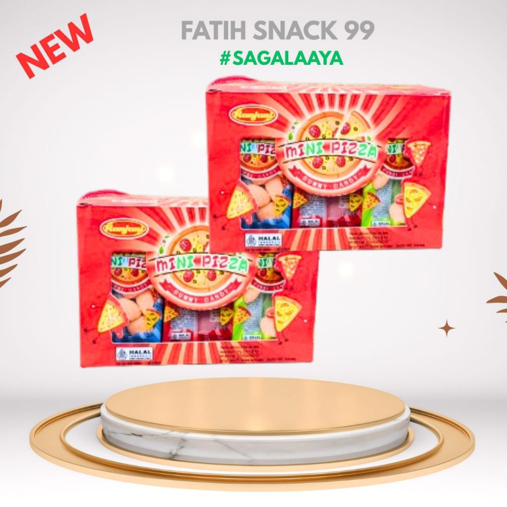 

MINI PIZZA JELLY ISI 30 PCS X 5G PERMEN LUNAK JELI RANJANI
