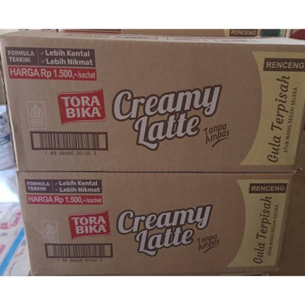 

creamy latte bonus sendok