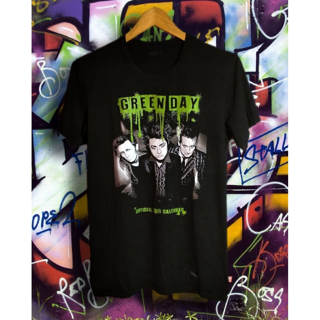 pum4 green day kaos band brand second/bekas/branded