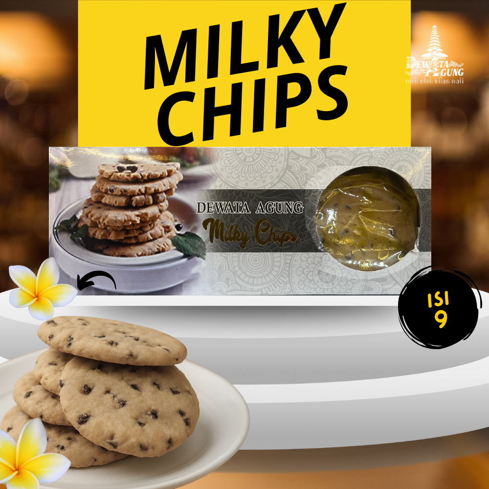 

Milky Chips kemasan 9pcs Oleh Oleh Khas Bali