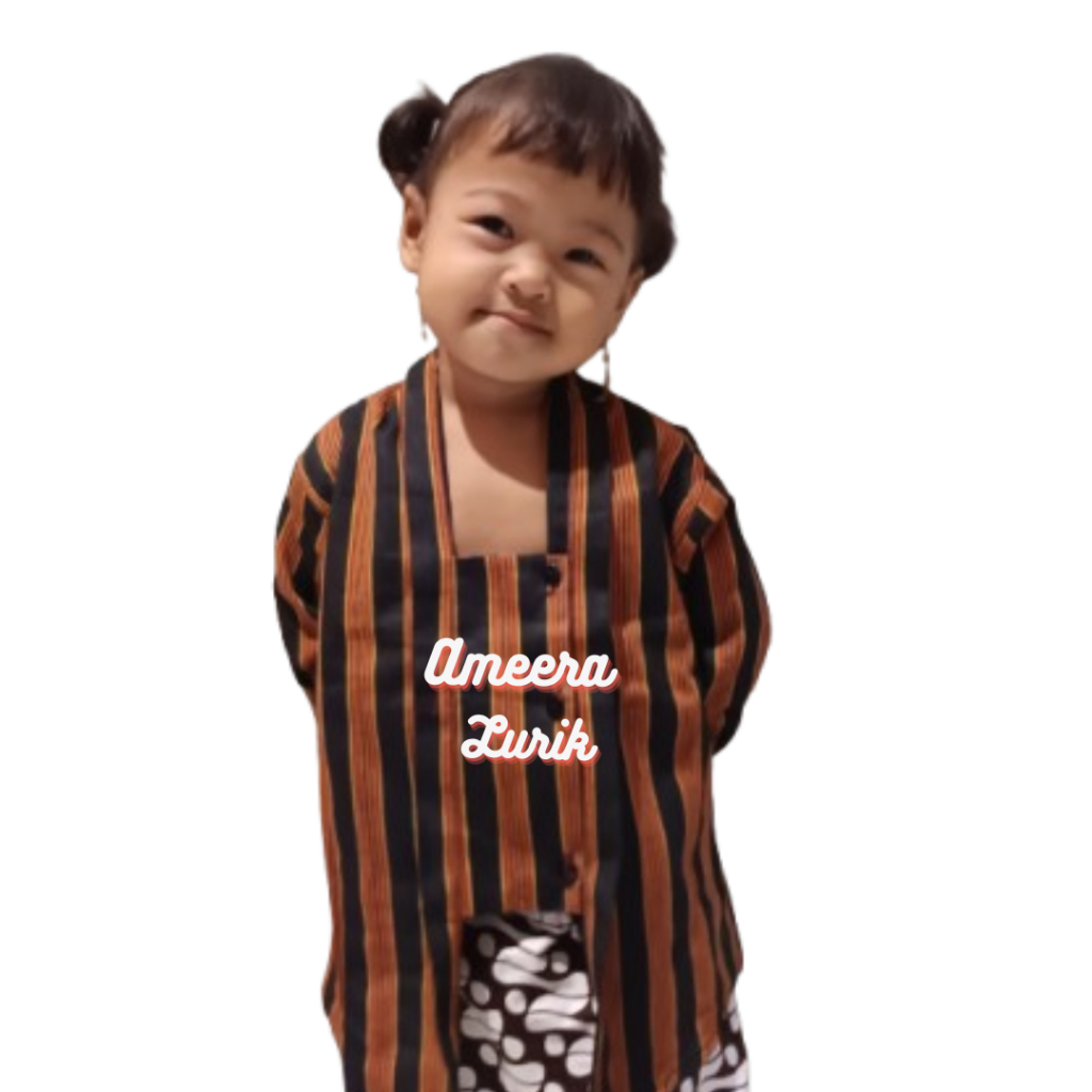 Setelan Anak Perempuan Adat Jawa Kebaya Kutu Baru || Setelan Baju Adat TK SD