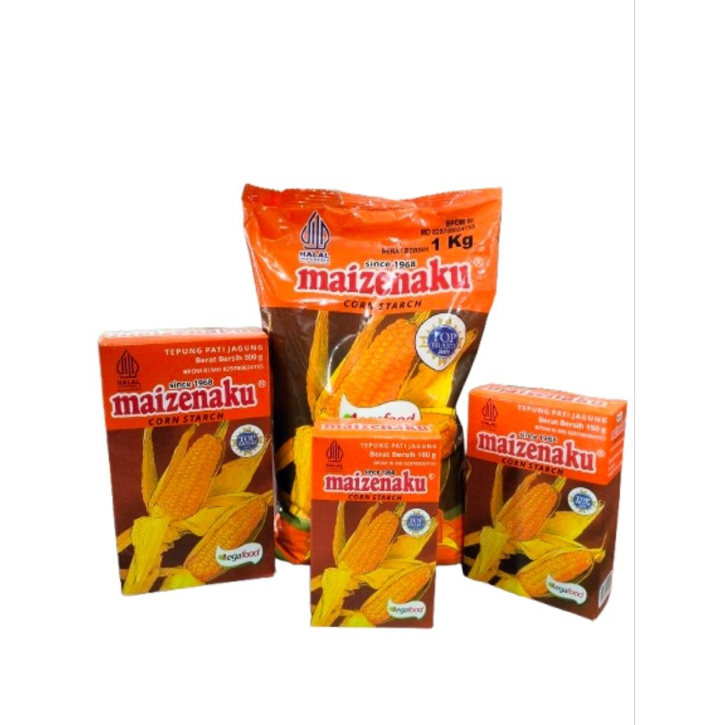 

Tepung Jagung Maizenaku 100gr, 150gr, 300gr, 1kg