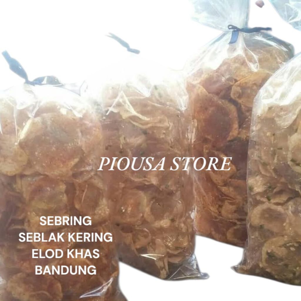 

Sebring/Seblak kering ELod/Keripik kaca Bandung/Elod original&Pedas