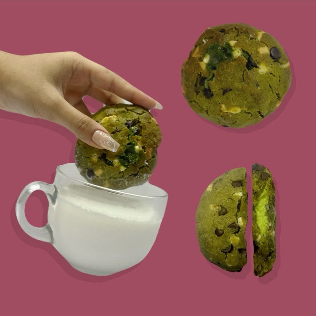 

THE MATCHA MOSS COOKIE [bebas pilih isian]
