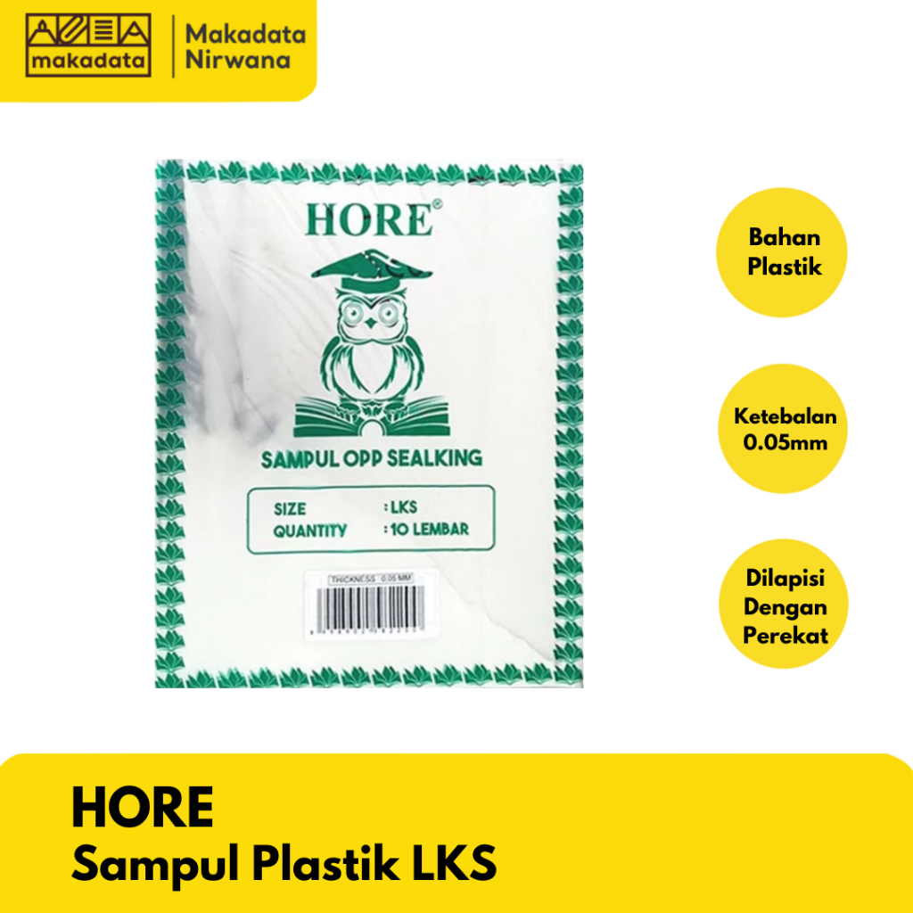 

HORE SAMPUL PLASTIK BENING LKS (1 PACK)