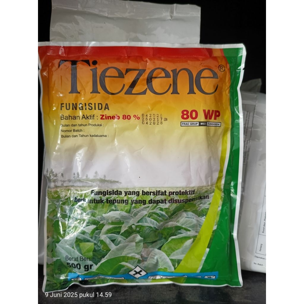 Fungisida TIEZENE 80 WP Bahan Aktif Zineb