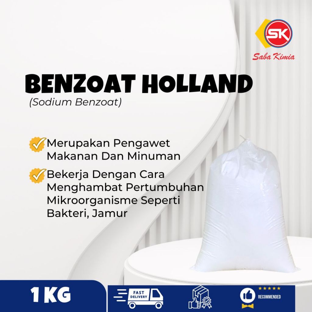 

Benzoat Holland | Pengawet Makanan 1 KG