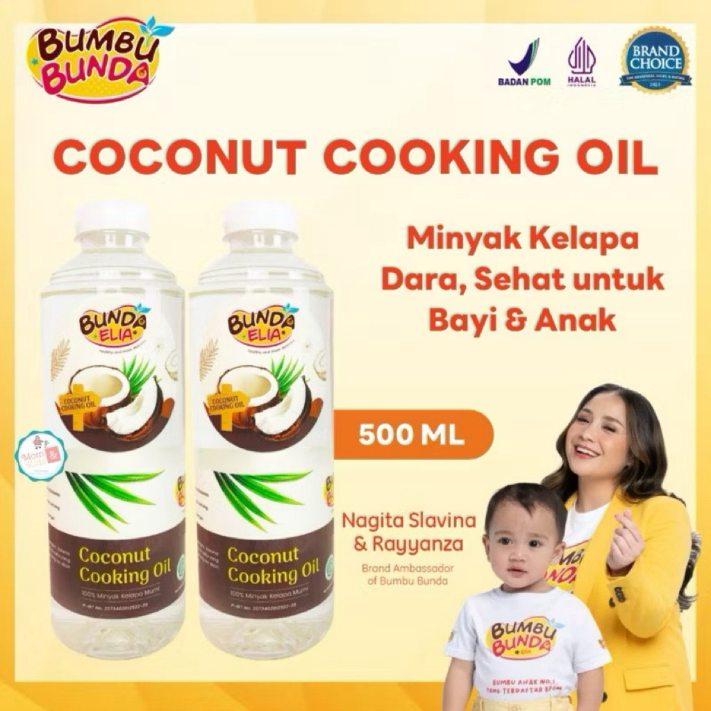 

Bunda Elia Coconut Cooking Oil Minyak Kelapa 500ml
