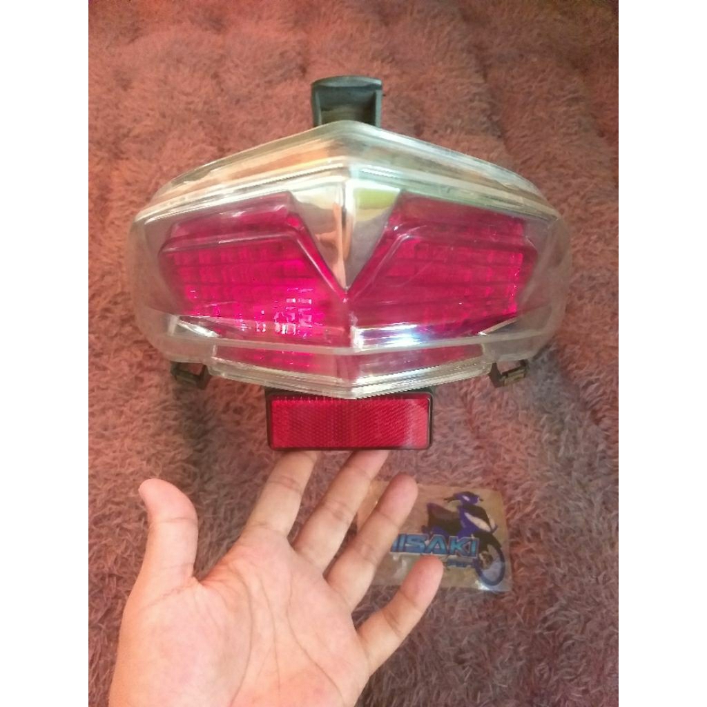 stoplamp ego lc fi, lampu belakang xeon karbu, xeon rc, xeon gt