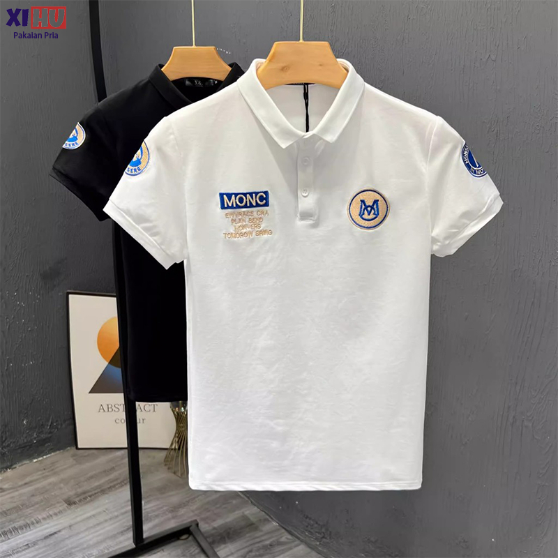 Kemeja Pria Lengan Pendek/Baju Kaos/kemeja pria/Polo Shirt Pria/kaos berkerah pria premium/Kaos Polo