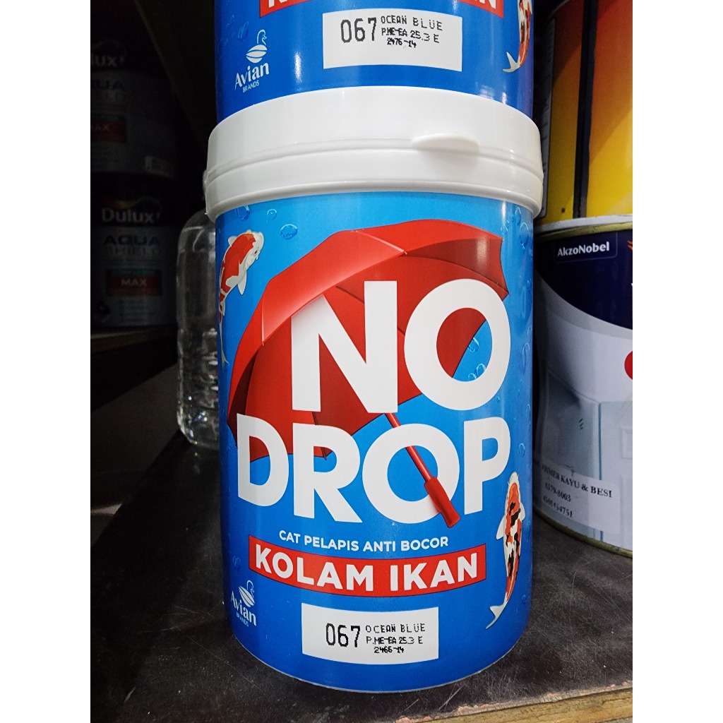 No Drop Cat Pelapis Anti Bocor, Cat Kolam Ikan / Cat Kolam Ikan