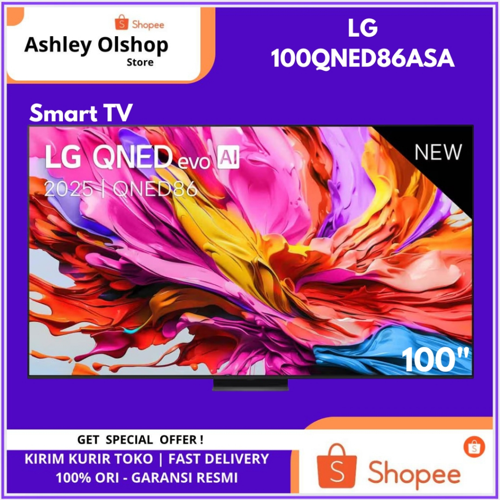 TV LG 100 Inch 100QNED86 100 Inch 4K UHD Smart TV LG 100QNED86ASA LG QNED86 LG 100QNED86