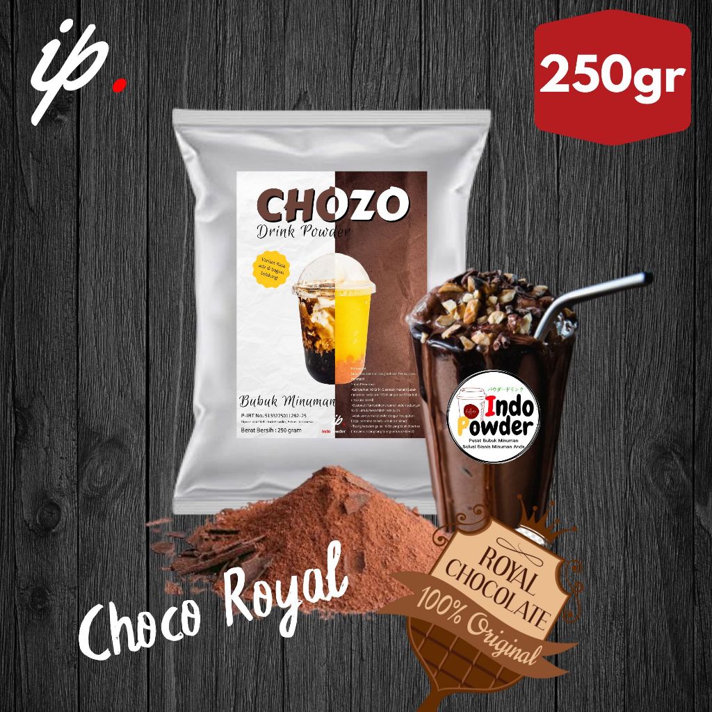 

IP Jakarta - Bubuk CHOCO ROYAL 250gr untuk Cafe, Waralaba, Resto dan Usaha Minuman Kekinian