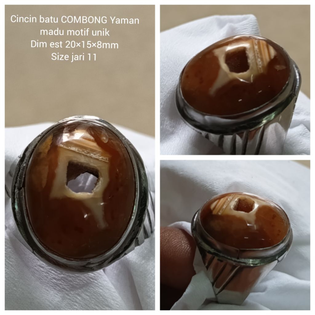 CINCIN BATU COMBONG YAMAN MADU MOTIF UNIK