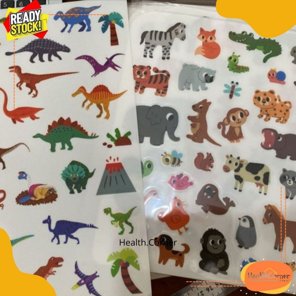 

Stick Again Reuseable Sticker /Stiker Tempel Dapat Digunakan Kembali/Waterproof