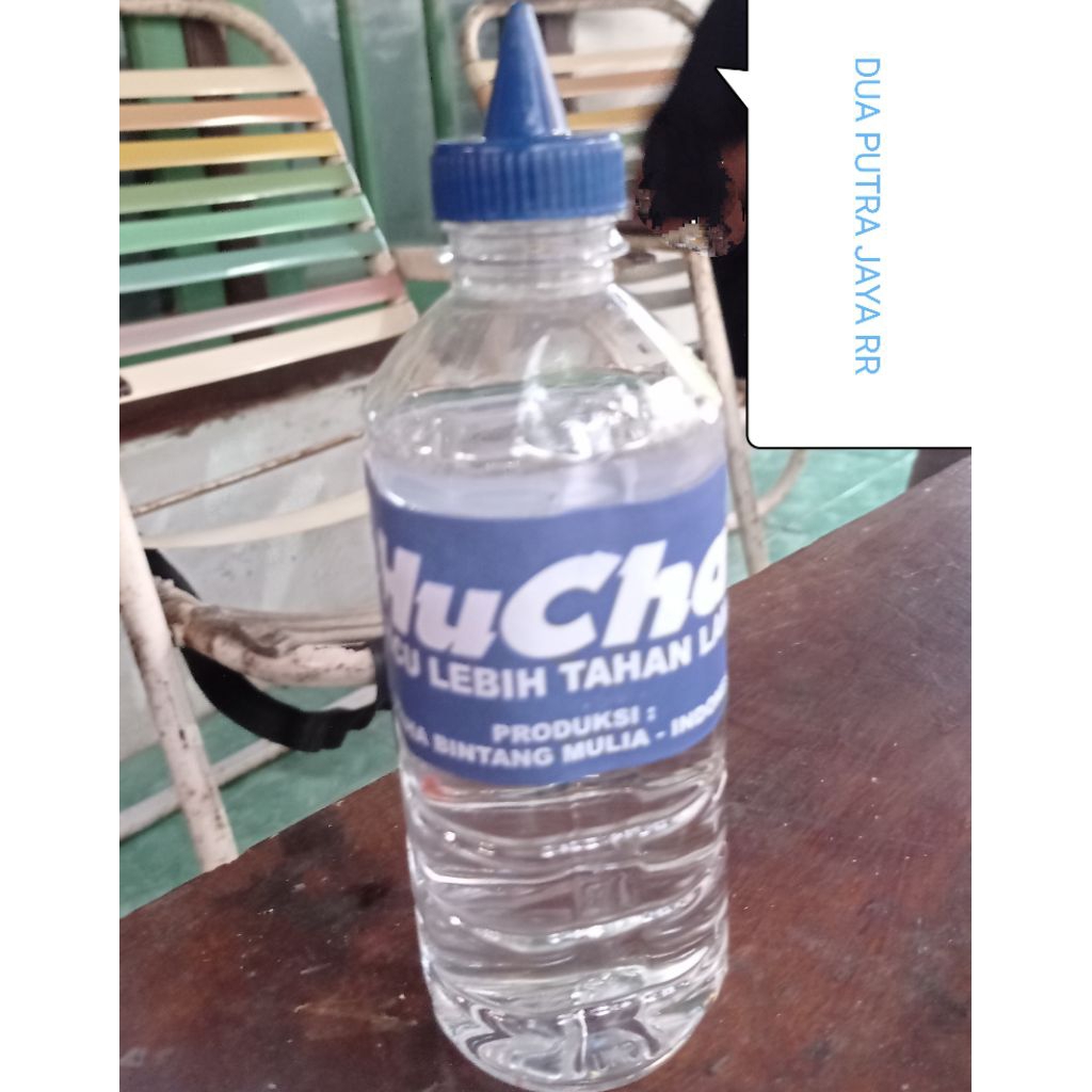 Air Aki Biru Hucha Original Tanpa setrum