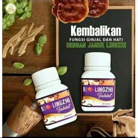 

Bio Lingzhi Original BPOM Asam Urat Hati Dan Ginjal BPOM Asli Herbal Isi 100 BPOM