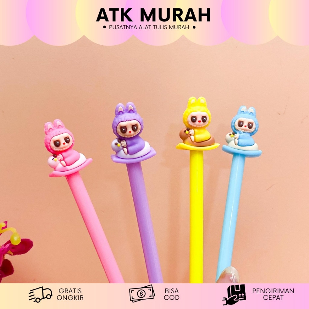 

PULPEN GEL LABUBU NAIK CAPYBARA PGK-1911 PEN LUCU IMUT KADO UNIK SOUVERNIR