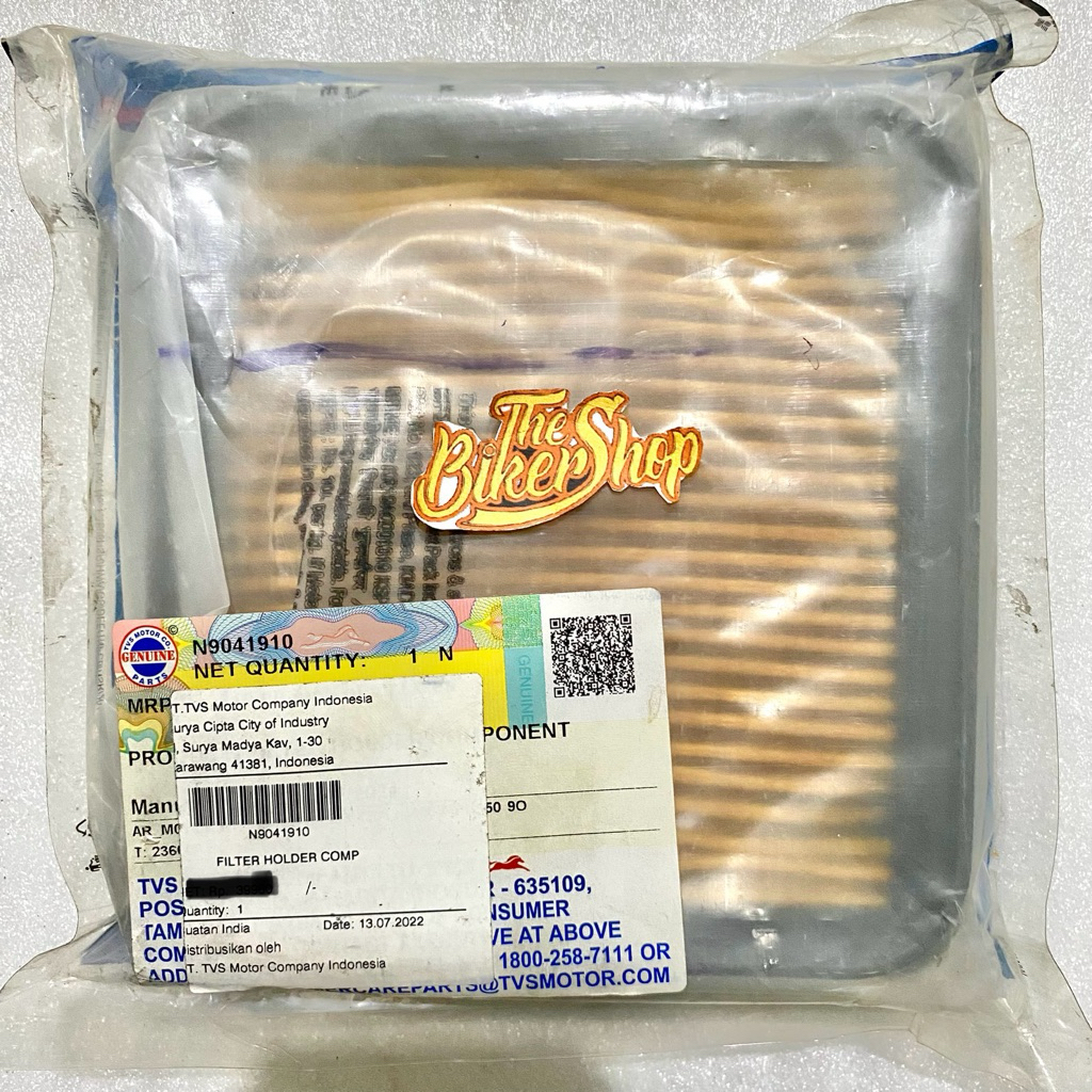 saringan filter udara TVS APACHE RTR 200 Original TVS