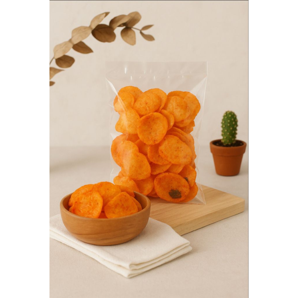 

Opak Singkong Rasa Daun Jeruk Pedas