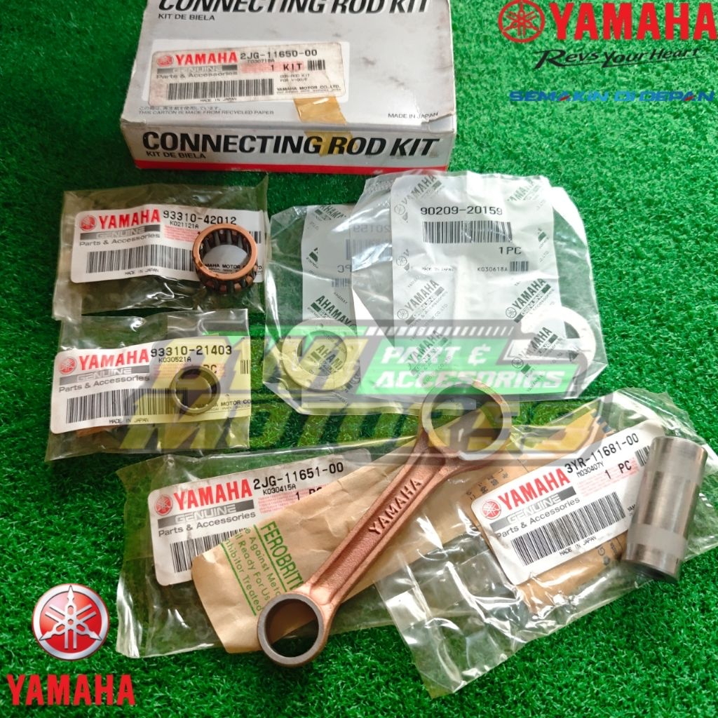 CONNECTING ROD KIT STANG SEHER KIT 2JG F1ZR FIZ R FIZR FORCE ONE ZR ALFA SIGMA ORIGINAL MADE IN JAPA
