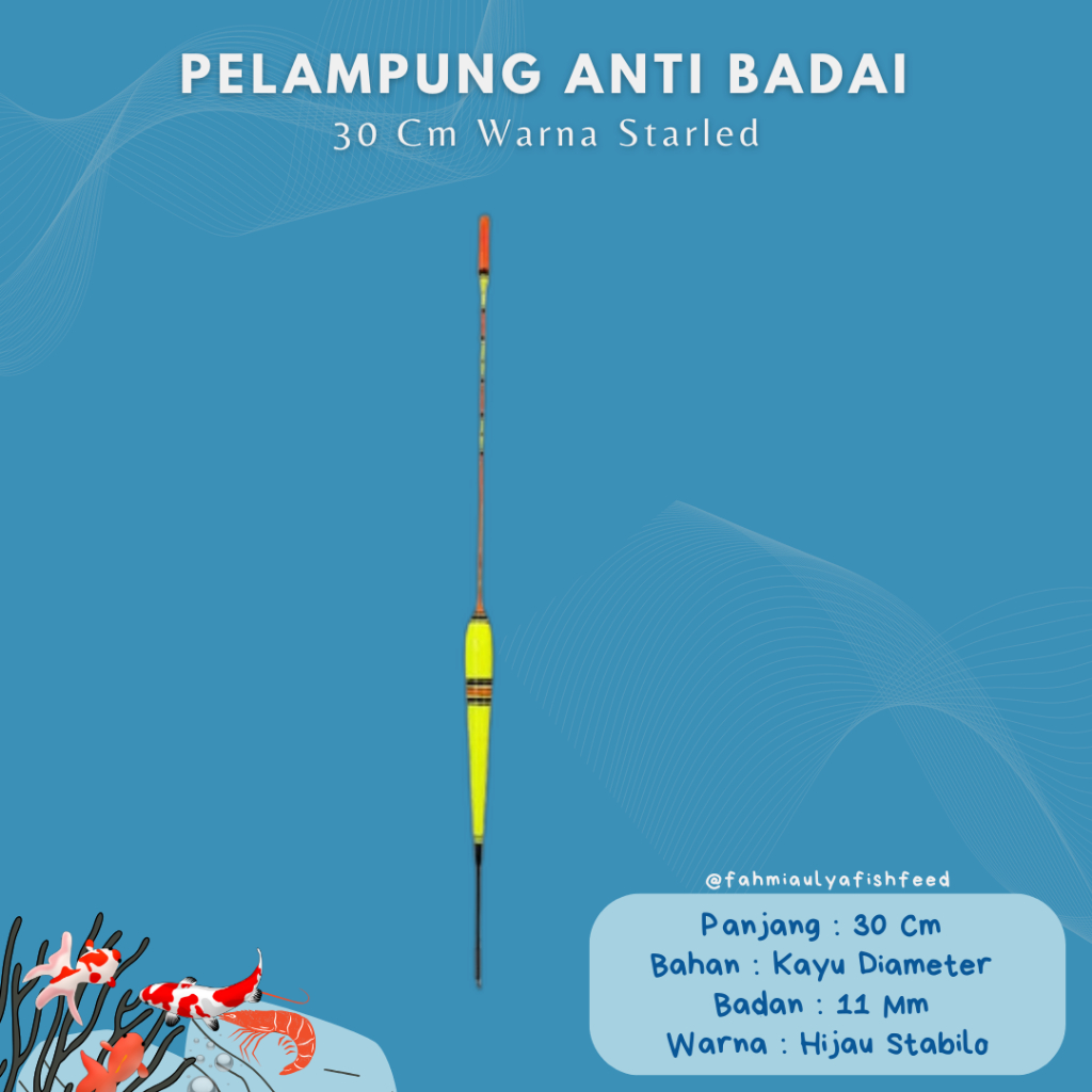 Pelampung Anti Badai 30 Cm Warna Starled