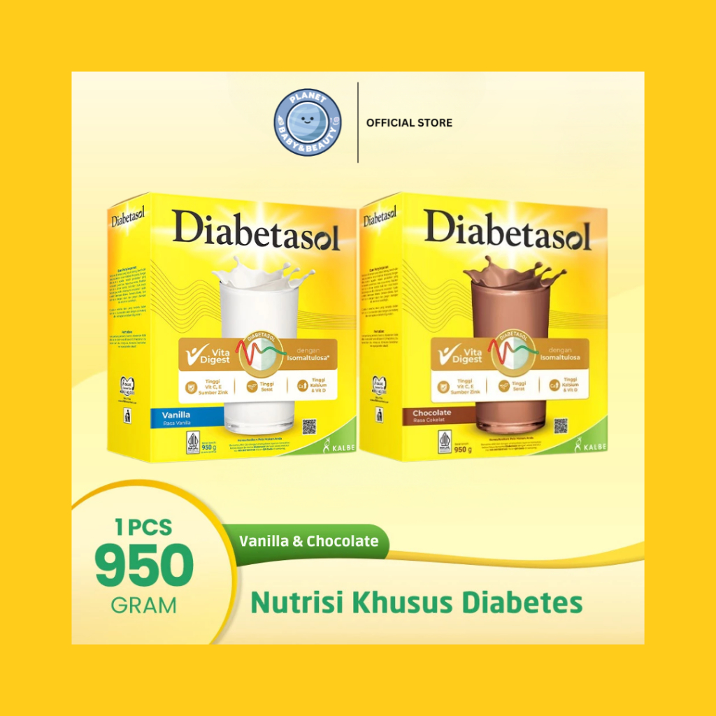 

Diabetasol Vanilla & Chocolate 950g